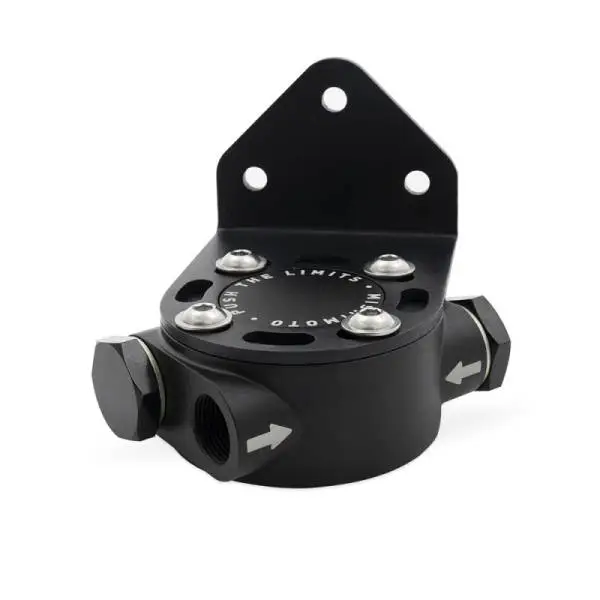 Mishimoto 3/4 - 16 Thread Remote Oil Filter Mount - Black image 11