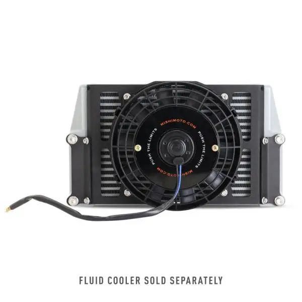 Mishimoto Heavy-Duty Oil Cooler - 10in. Same-Side Outlets - Silver image 9