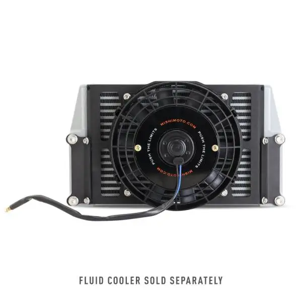 Mishimoto Heavy-Duty Oil Cooler - 10in. Same-Side Outlets - Silver image 10