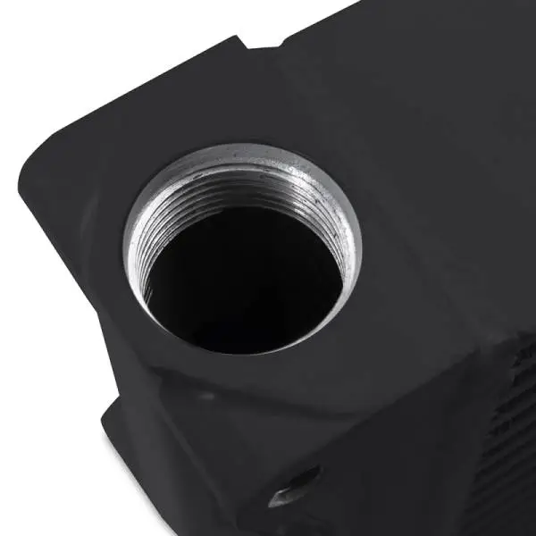 Mishimoto Heavy-Duty Oil Cooler - 17in. Same-Side Outlets - Black image 8