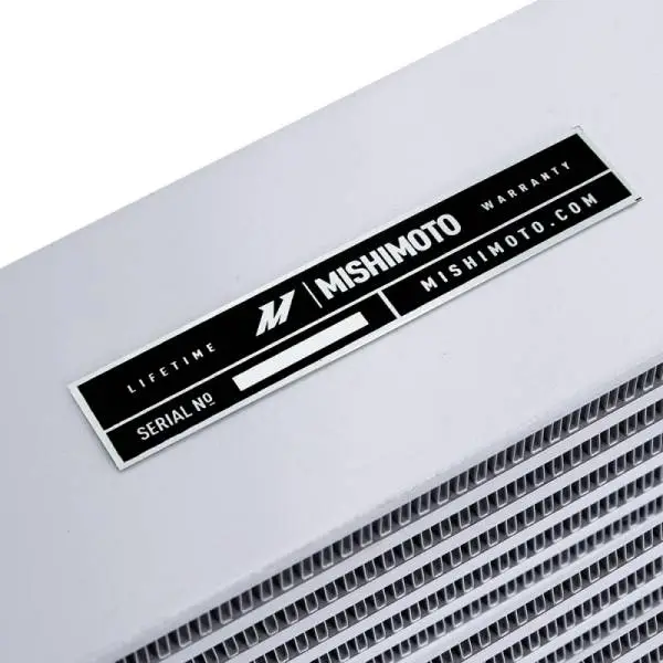 Mishimoto Heavy-Duty Oil Cooler - 17in. Same-Side Outlets - Silver image 5
