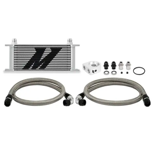 Mishimoto Universal Oil Cooler Kit 16-Row Silver image 2