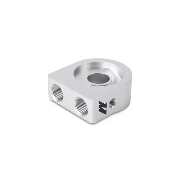 Mishimoto Silver M20 Oil Sandwich Plate thumbnail 3