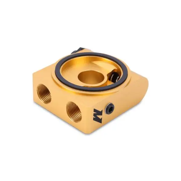 Mishimoto Oil Sandwich Plate w/ Rear-Mounted Thermostat thumbnail 5