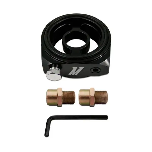 Mishimoto Oil Sandwich Plate Adapter with 3 x 1/8in NPT Ports thumbnail 2