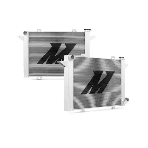 Mishimoto 90-93 Dodge Ram w/ 5.9L Cummins Engine Polished Aluminum Performance Radiator image 2