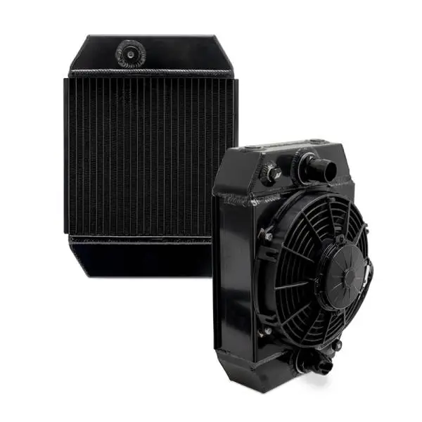 Mishimoto Universal Drag Race Performance Aluminum Radiator - Black thumbnail 2