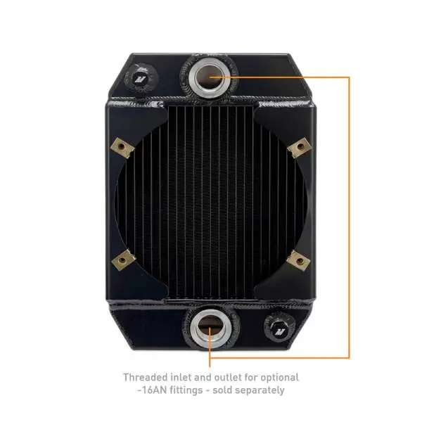 Mishimoto Universal Drag Race Performance Aluminum Radiator - Black thumbnail 4
