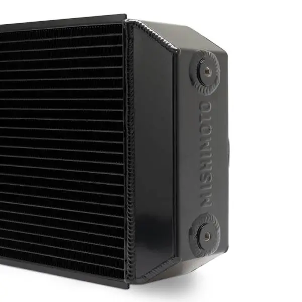 Mishimoto Universal Drag Race Performance Aluminum Radiator - Black thumbnail 6