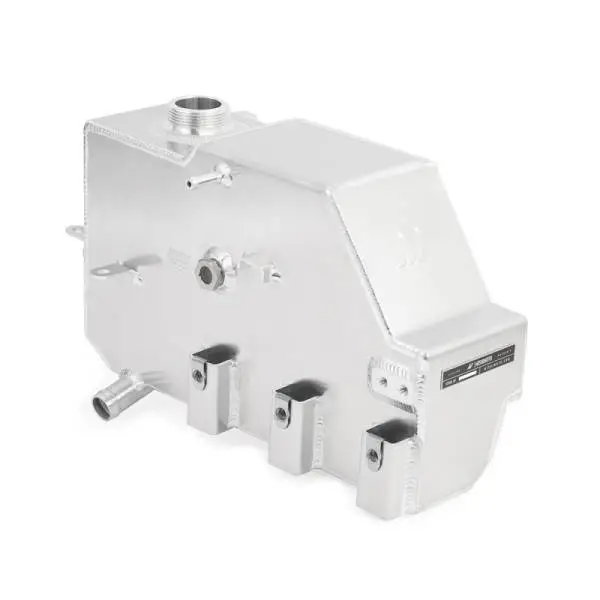 Mishimoto 11-19 Ford 6.7L Powerstroke Aluminum Degas Tank - Natural thumbnail 6