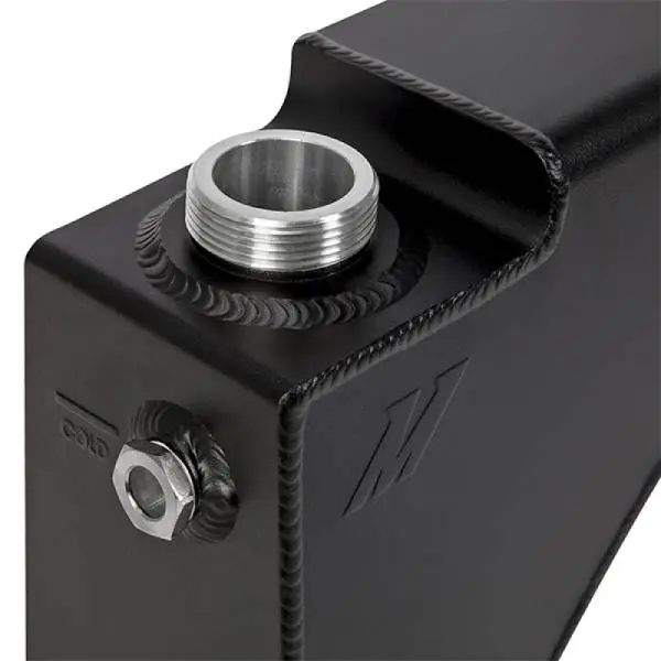 Mishimoto 99-03 Ford 7.3L Powerstroke Aluminum Degas Tank - Micro-Wrinkle Black thumbnail 4