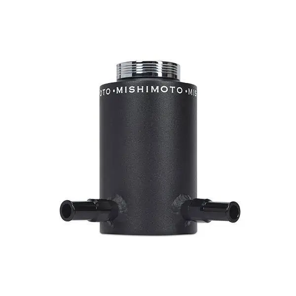 Mishimoto Aluminum Power Steering Reservoir Tank - Wrinkle Black thumbnail 2