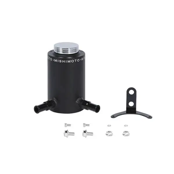 Mishimoto Aluminum Power Steering Reservoir Tank - Wrinkle Black thumbnail 3