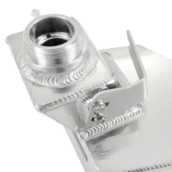 Mishimoto 13-2018 Ram 6.7L Cummins Aluminum Degas Tank - Natural thumbnail 4