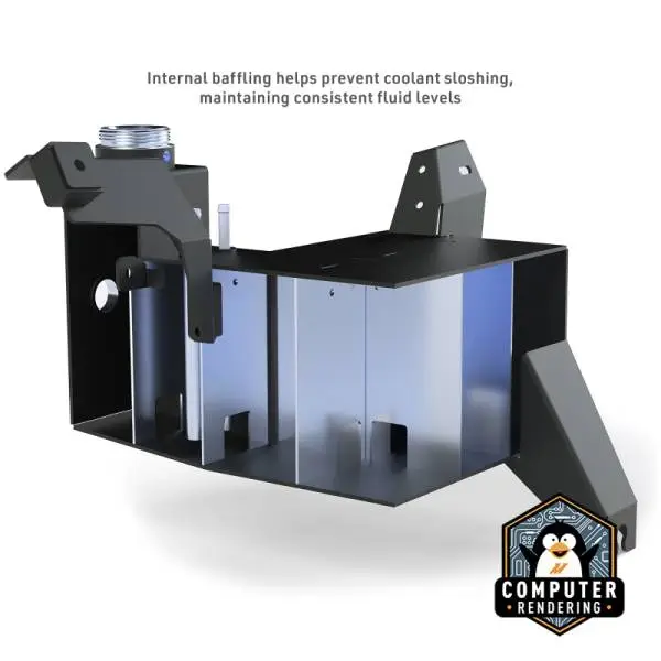 Mishimoto 2019+ Ram 6.7L Cummins Expansion Tank - Black thumbnail 8