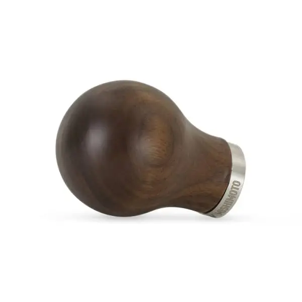 Mishimoto Round Steel Core Wood Shift Knob - Walnut thumbnail 3