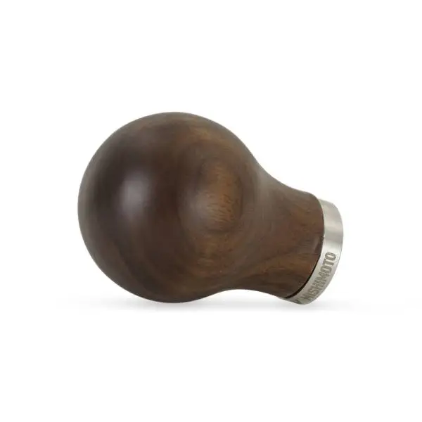Mishimoto Round Steel Core Wood Shift Knob - Walnut thumbnail 6