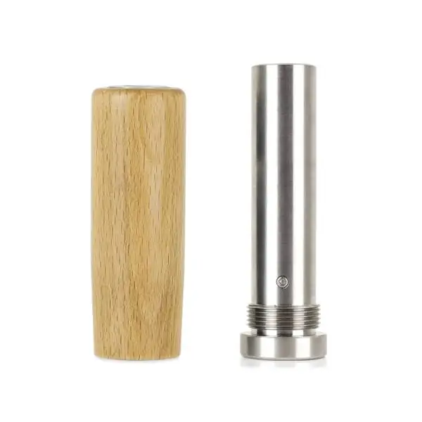 Mishimoto Tall Steel Core Wood Shift Knob - Beech thumbnail 7