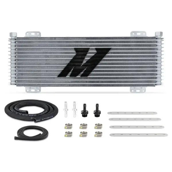 Mishimoto 13-Row Stacked Plate Transmission Cooler - Silver thumbnail 2