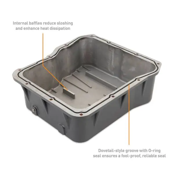 Mishimoto 01-19 Duramax Allison A1000 Transmission Pan Cast GR thumbnail 15