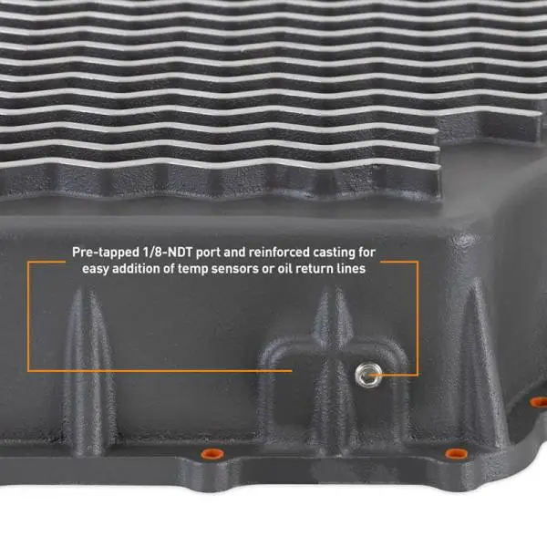 Mishimoto 2011+ Powerstroke 6R140 Transmission Pan - Cast - GR thumbnail 9