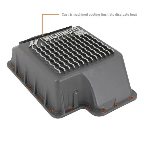 Mishimoto 89-10 Powerstroke E4OD 4R100 5R110 Trans Pan Cast GR thumbnail 3