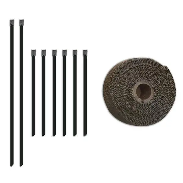 Mishimoto 2 inch x 35 feet Heat Wrap with Stainless Locking Tie Set thumbnail 4