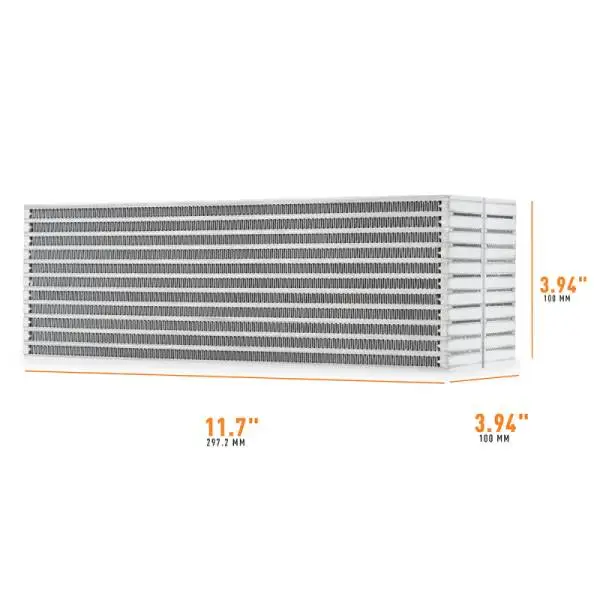 Mishimoto Universal Air-to-Water Intercooler Core - 11.7in / 3.8in / 3.8in thumbnail 7