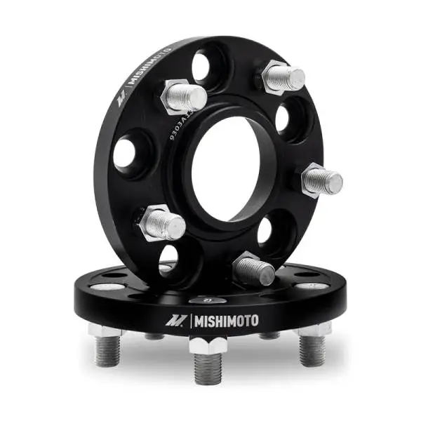 Mishimoto Wheel Spacers - 5x120 - 67.1 - 15 - M14 - Black thumbnail 2