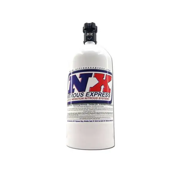 Nitrous Express 5lb Bottle w/Lightning 500 Valve (5.25 Dia x 17.64 Tall) image 2