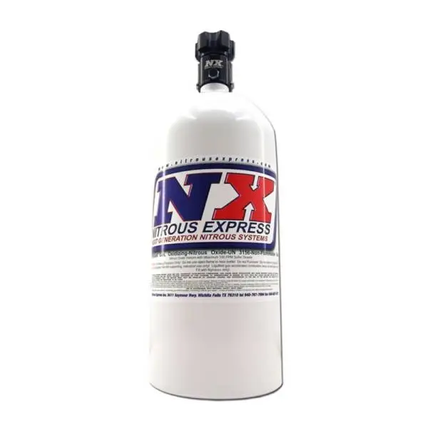 Nitrous Express 10lb Bottle w/Lightning 500 Valve (6.89 Dia x 20.19 Tall) image 3