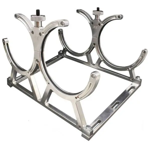 Nitrous Express Billet Bracket for Dual 10 Or 15lb N2O Bottle Incl Floor Mounts image 3
