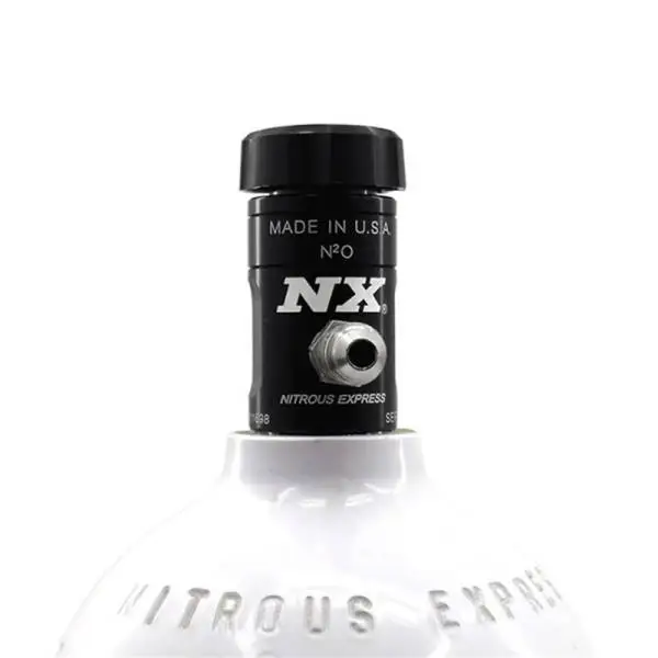 Nitrous Express Billet Alum M/C Bottle Valve 3/4in Thread w/O-Ring image 2