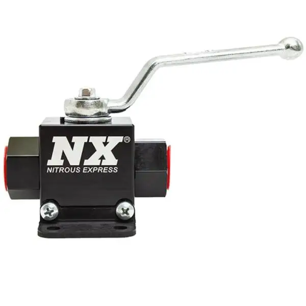 Nitrous Express Lightweight Billet In-Line Valve 1.5in I.D (Without Fittings) image 2