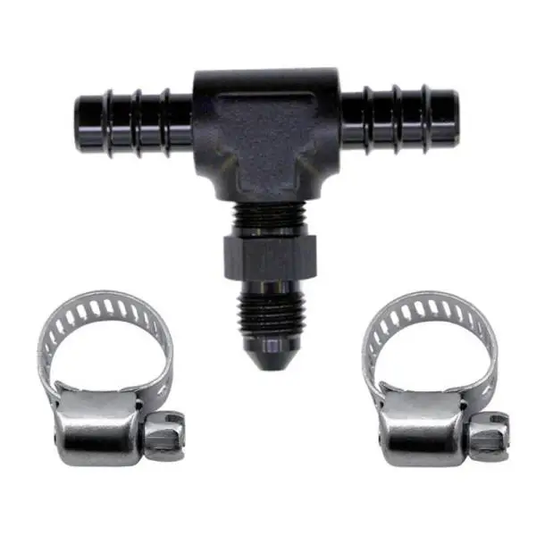 Nitrous Express 5/16 Fuel T 5/16 Hose Barb to 4AN Male image 2