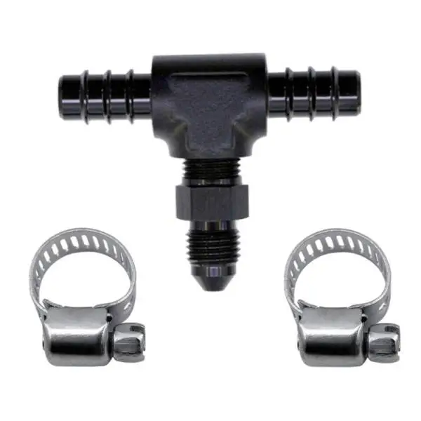 Nitrous Express 5/16 Fuel T 5/16 Hose Barb to 4AN Male image 3