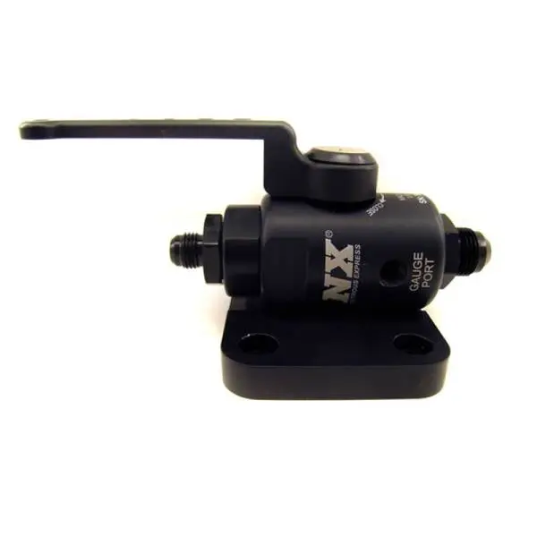 Nitrous Express Remote Shutoff Nitrous Valve 4AN Male Inlet and Outlet thumbnail 2