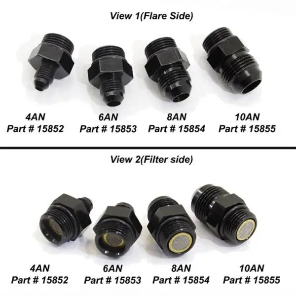 Nitrous Express 6AN to 8AN ORB Filter fitting for Lightning 375 image 2