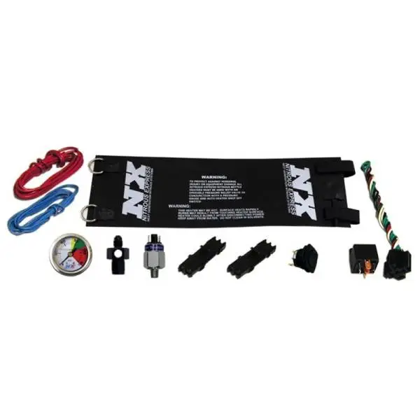 Nitrous Express Heavy Duty Fully Automatic Bottle Heater (6AN) w/Gauge image 3