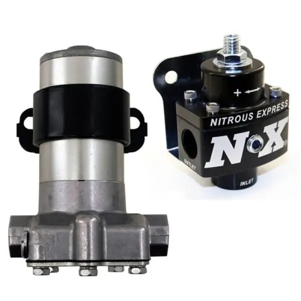 Nitrous Express Black Style Fuel Pump and Non Bypass Regulator Combo thumbnail 3