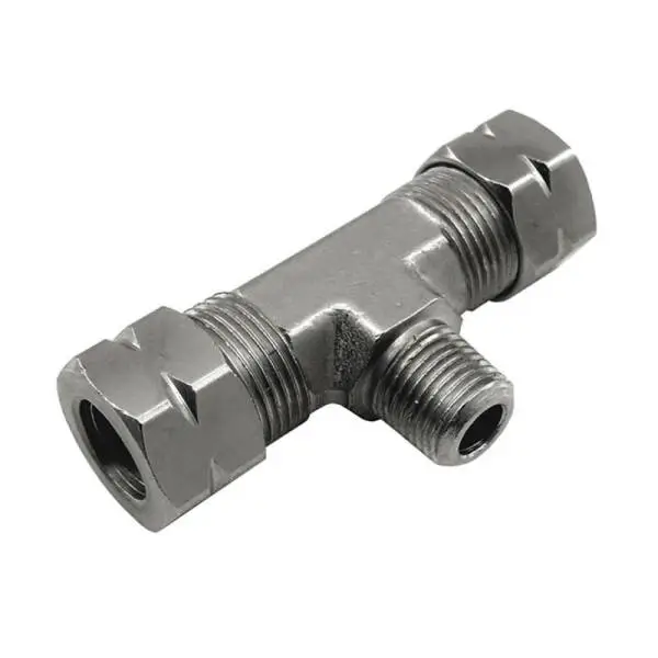 Nitrous Express 3/8 Compression x 1/8 Male NPT Branch T image 2