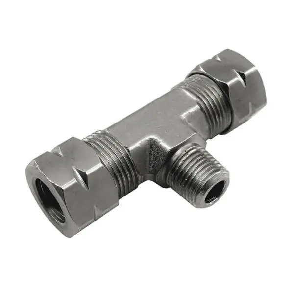 Nitrous Express 3/8 Compression x 1/8 Male NPT Branch T image 3