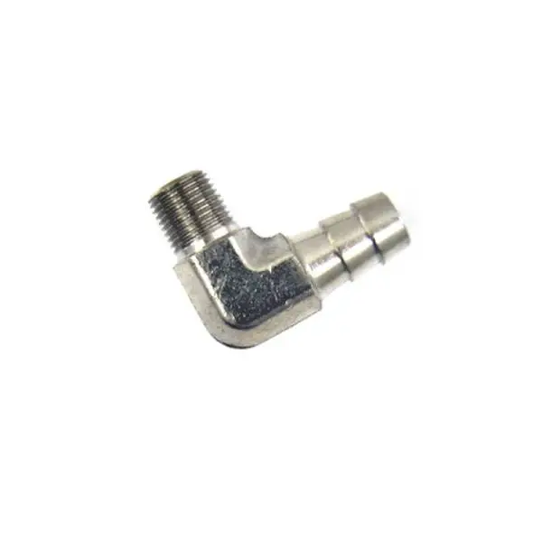 Nitrous Express 1/4 NPT x 3/8 90 Hose Barb image 3