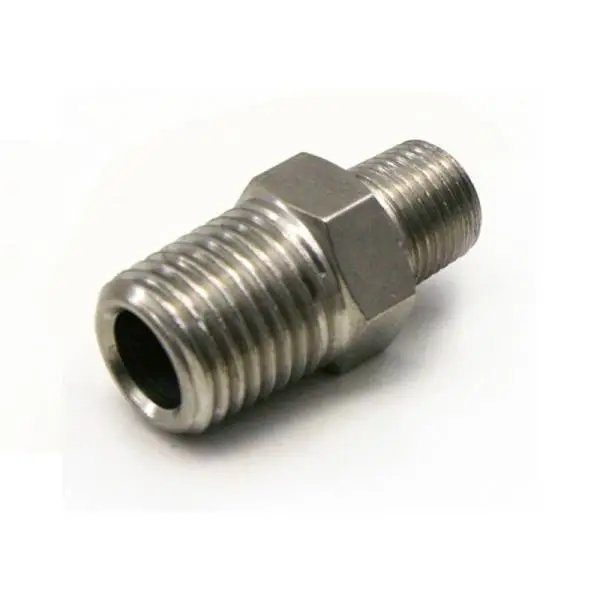 Nitrous Express 1/4 NPT x 1/8 NPT Male Union Connector image 3