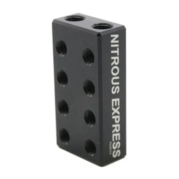Nitrous Express 2 Inlet 16 Outlet Nitrous/Fuel Distribution Block thumbnail 2