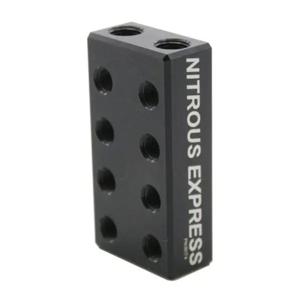 Nitrous Express 2 Inlet 16 Outlet Nitrous/Fuel Distribution Block thumbnail 3