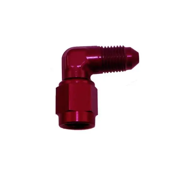Nitrous Express 3AN Male x 90 -3 Female Swivel - Red image 3