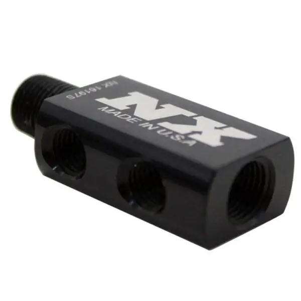 Nitrous Express Compact Distribution Block w/Gauge Port thumbnail 2