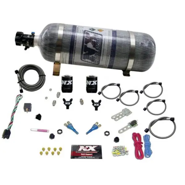 Nitrous Express Ford EFI Dual Nozzle Nitrous Kit (100-300HP) w/Composite Bottle image 2