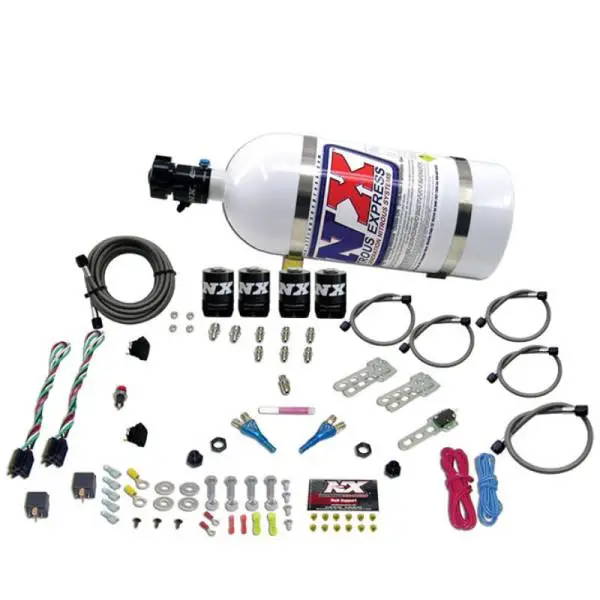 Nitrous Express Ford EFI Dual Stage Nitrous Kit (50-150HP x 2) w/10lb Bottle thumbnail 2